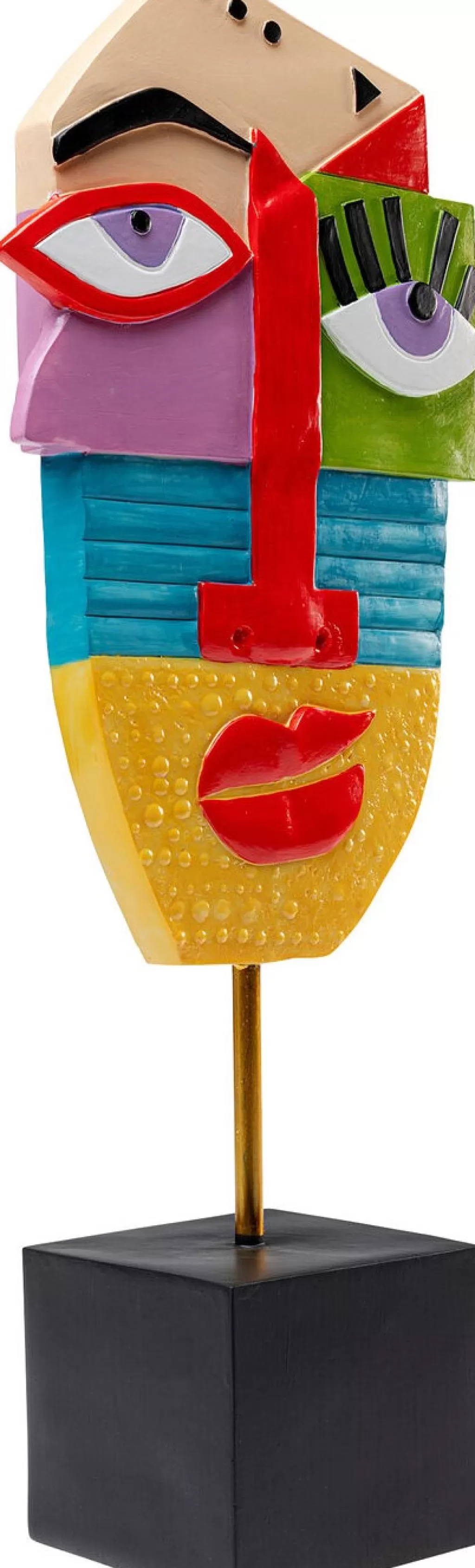 Koriste-Esineet>KARE Design Abstract Face Multicolour Koriste-esine 52cm