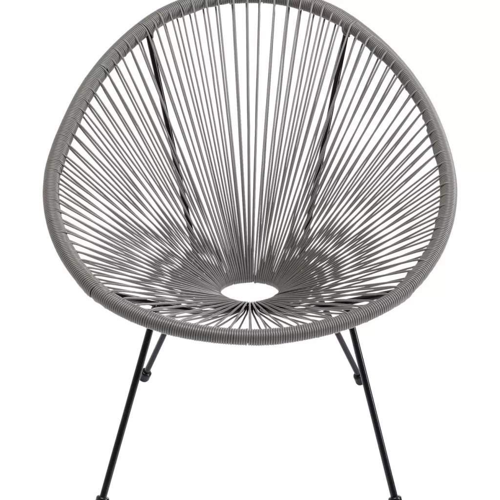 Olohuone | Nojatuolit>KARE Design Acapulco Nojatuoli Harmaa