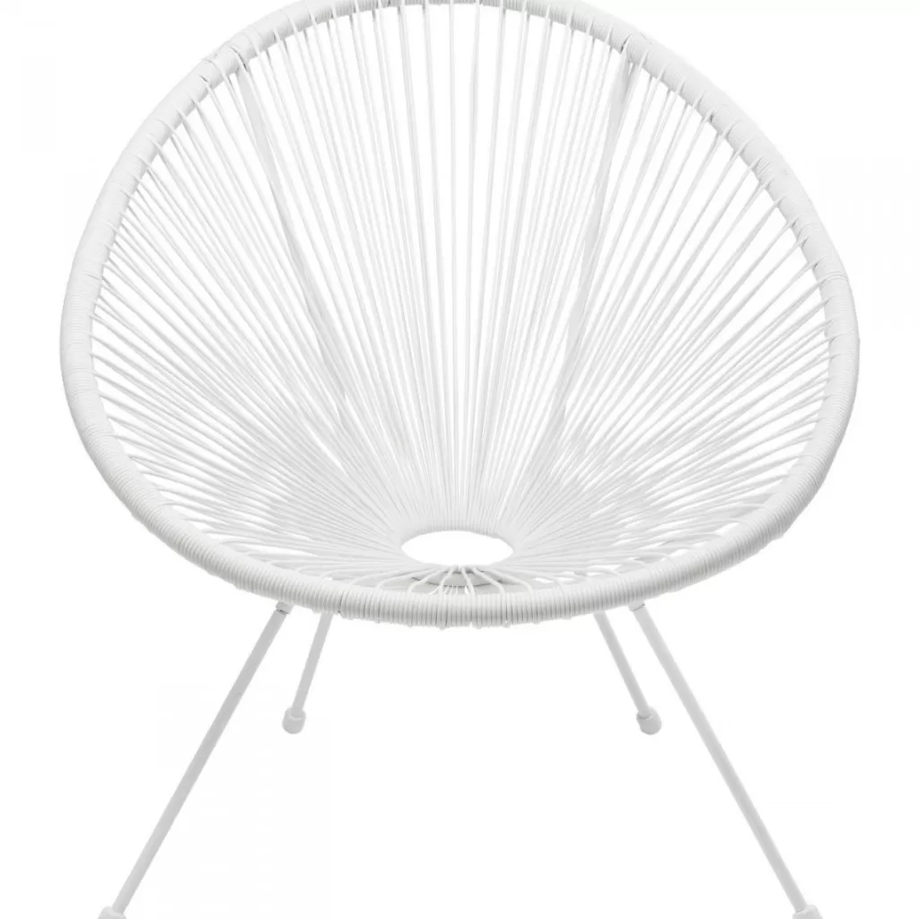 Olohuone | Nojatuolit>KARE Design Acapulco Nojatuoli, Valkoinen
