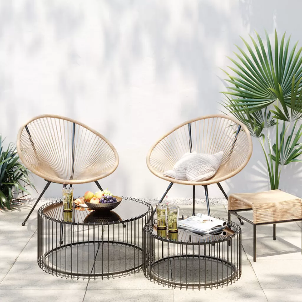 Rahit Ja Jakkarat>KARE Design Acapulco Tuoli Nature
