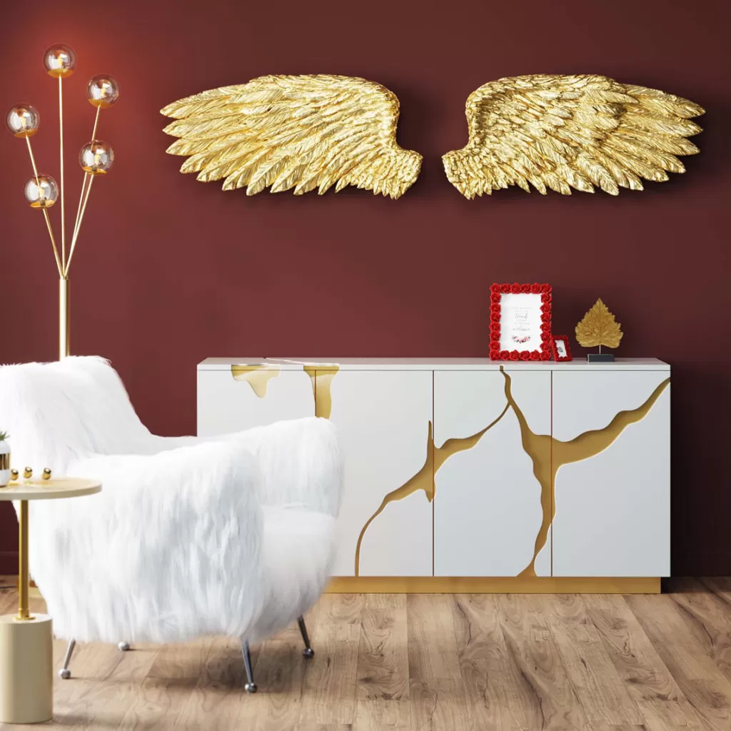 Seinäkoristeet>KARE Design Angel Wings Enkelin Siivet Seinäkoriste (2/Setti)