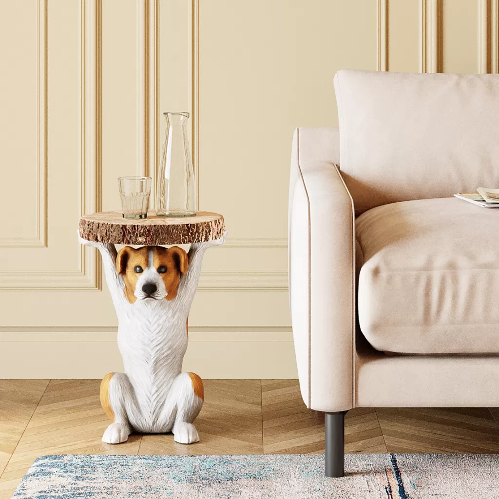 Sohvapöydät | Olohuone>KARE Design Animal Mr. Jack Koira Sivupöytä Ø33cm