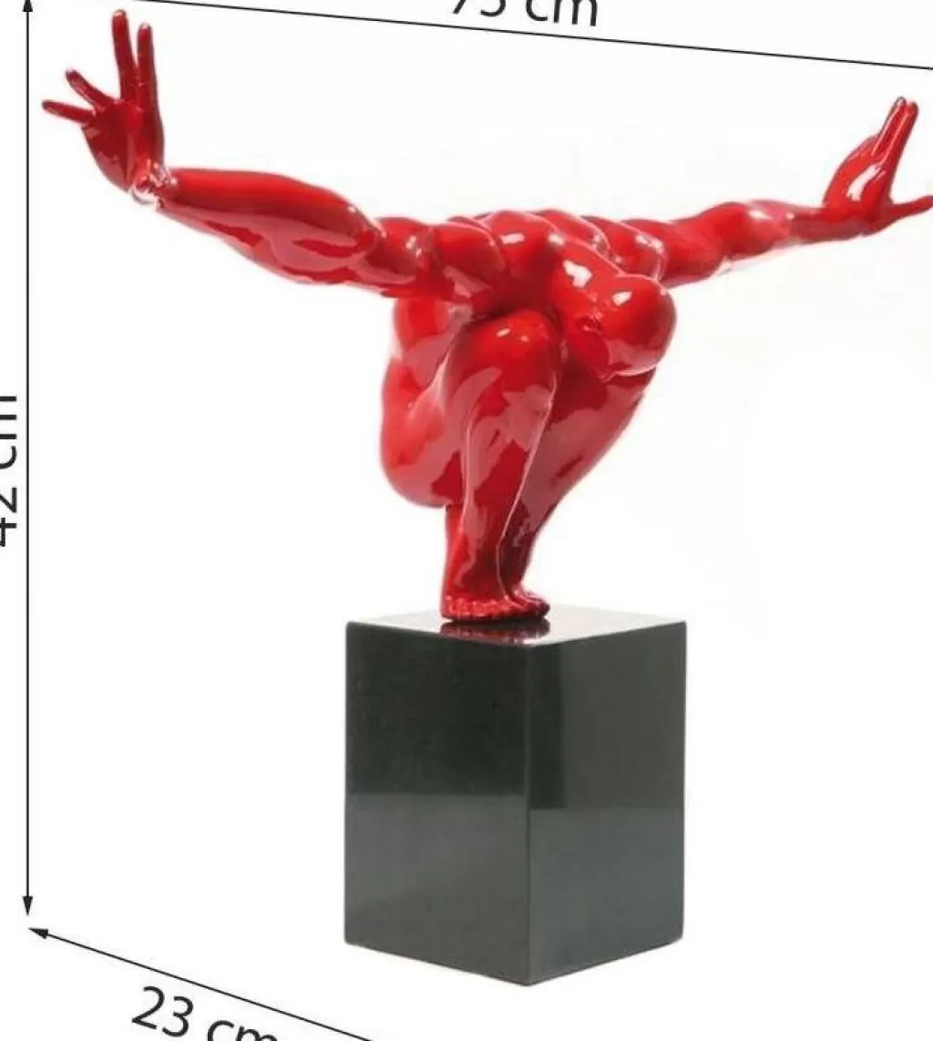 Koriste-Esineet>KARE Design Athlet Atleetti Koriste-esine, Figuuri, Punainen 75cm