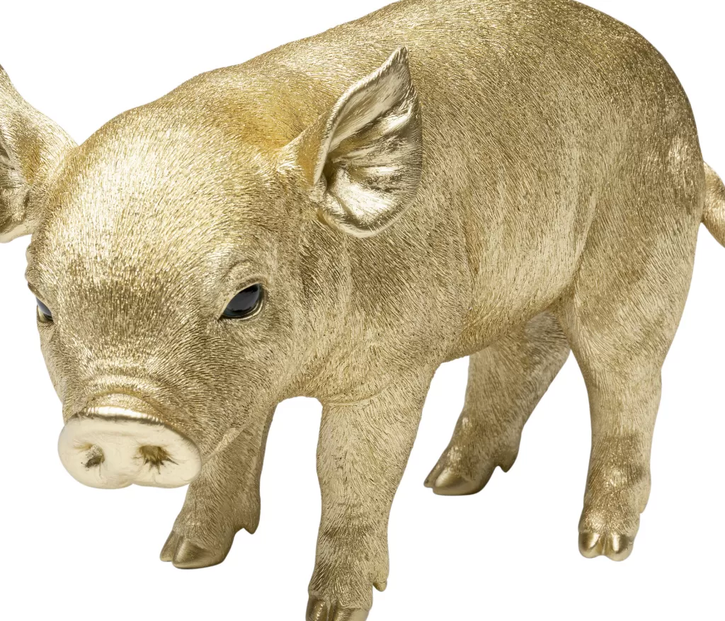 Säästölippaat>KARE Design Baby Pig Possu Säästölipas Kulta 38cm
