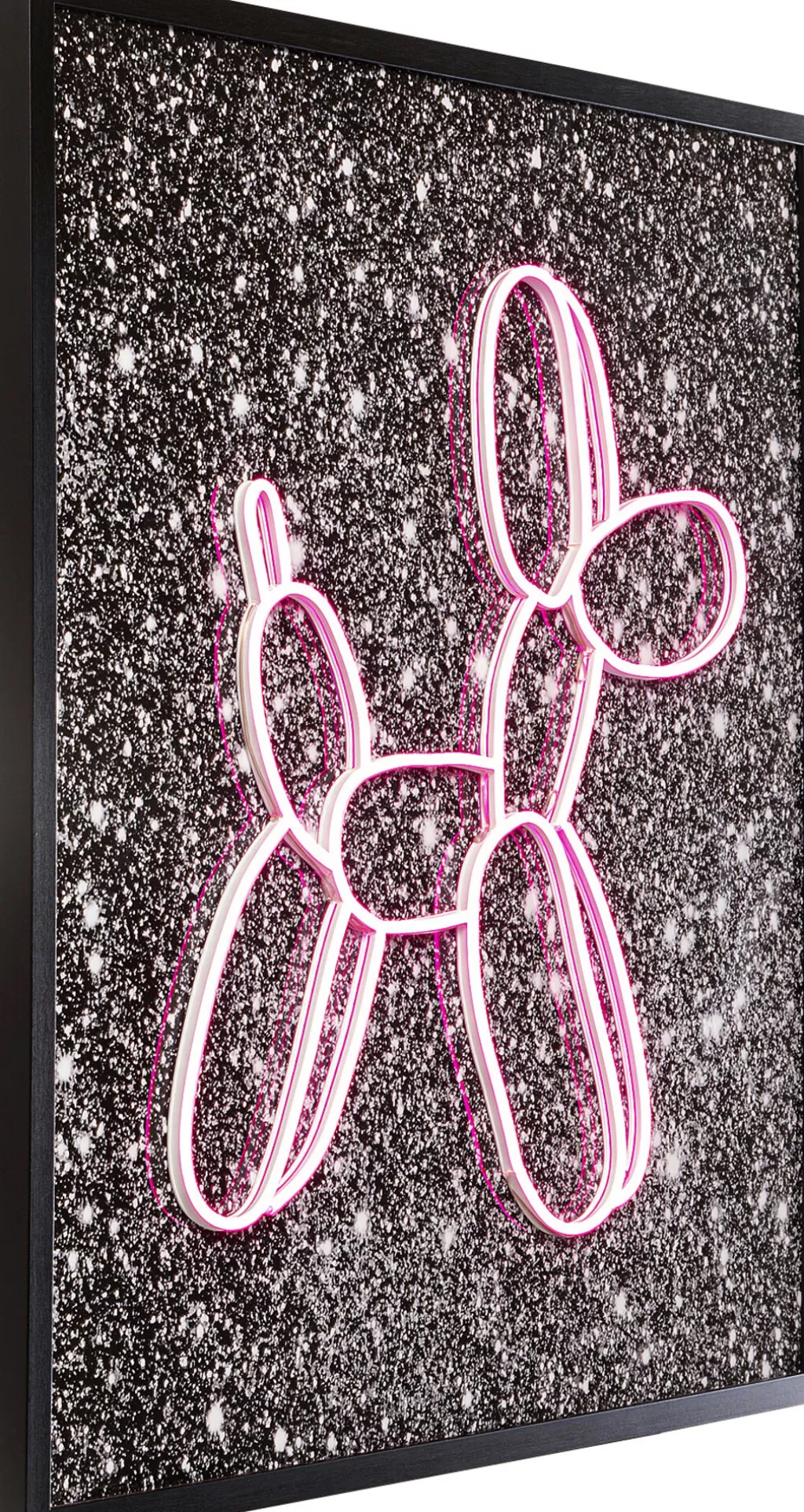 Taulut>KARE Design Balloon Dog LED Lasitaulu 80x80cm