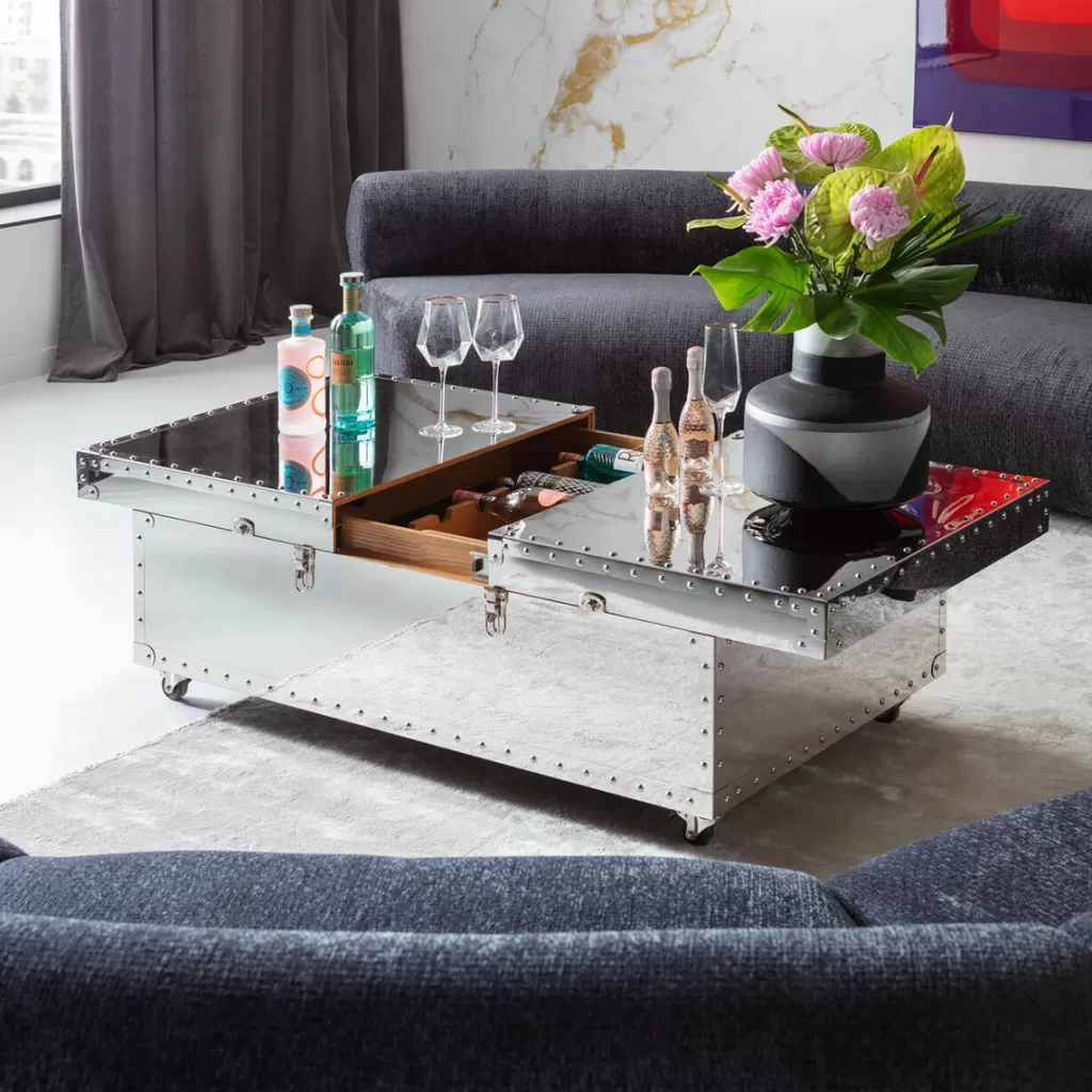 Sohvapöydät | Olohuone>KARE Design Bar Vegas Baarikaappi Sohvapöytä 120x75cm