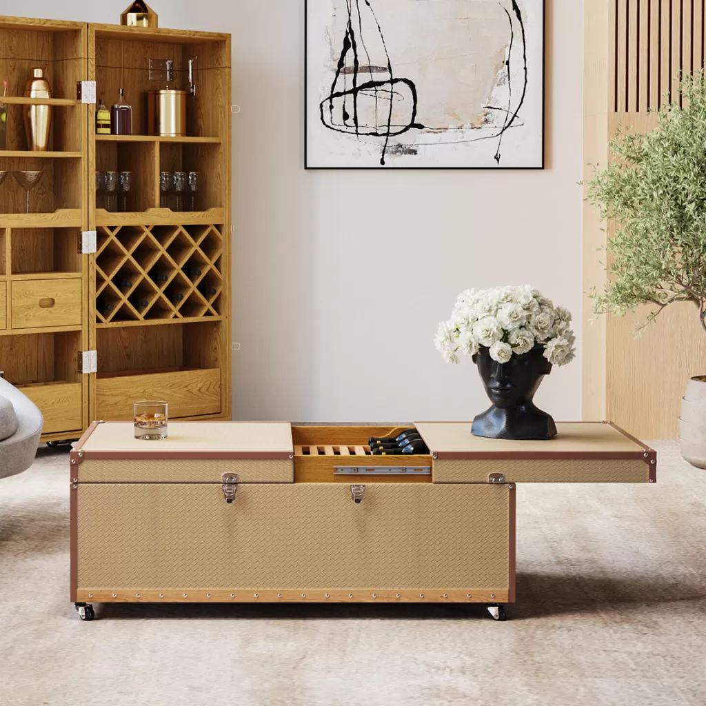 Sohvapöydät | Olohuone>KARE Design Bar Venezia Sohvapöytä, Baaripöytä, Kermanvärinen 120x75cm