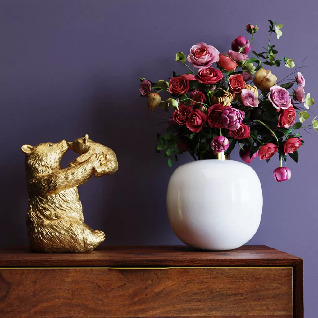 Koriste-Esineet>KARE Design Bear Lucky Mom Gold Karhu Koriste-esine 27cm