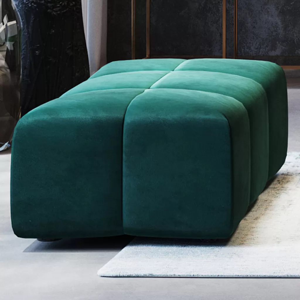 Rahit Ja Jakkarat>KARE Design Belami Rahi - Samettia, Tummanvihreä