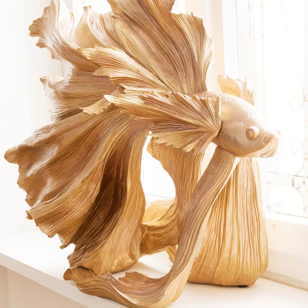 Koriste-Esineet>KARE Design Betta Fish Koriste-esine Kulta