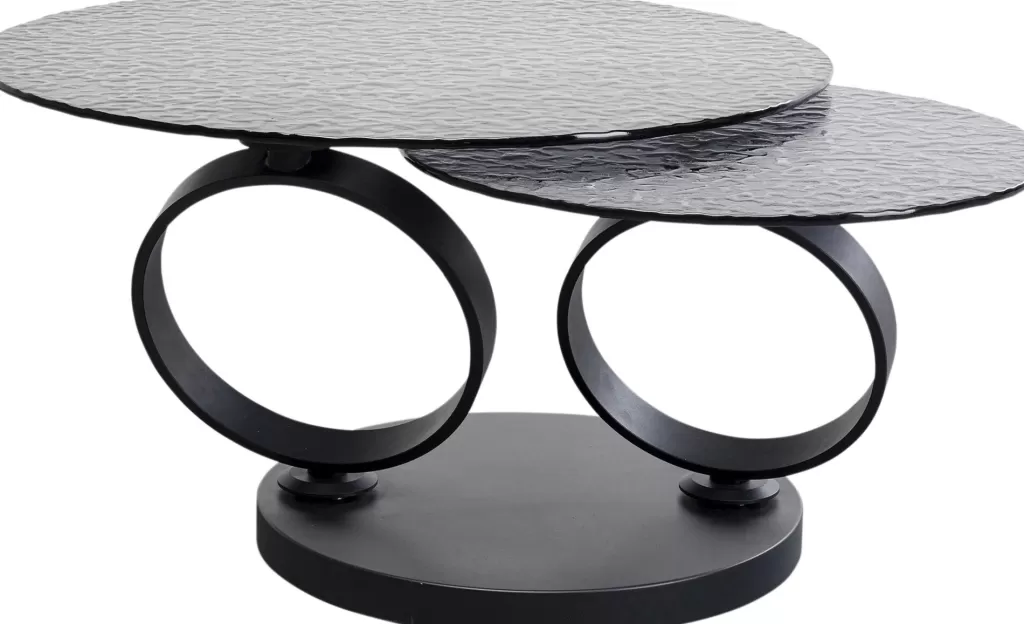 Sohvapöydät | Olohuone>KARE Design Beverly Bubble Sohvapöytä Musta 133x80cm