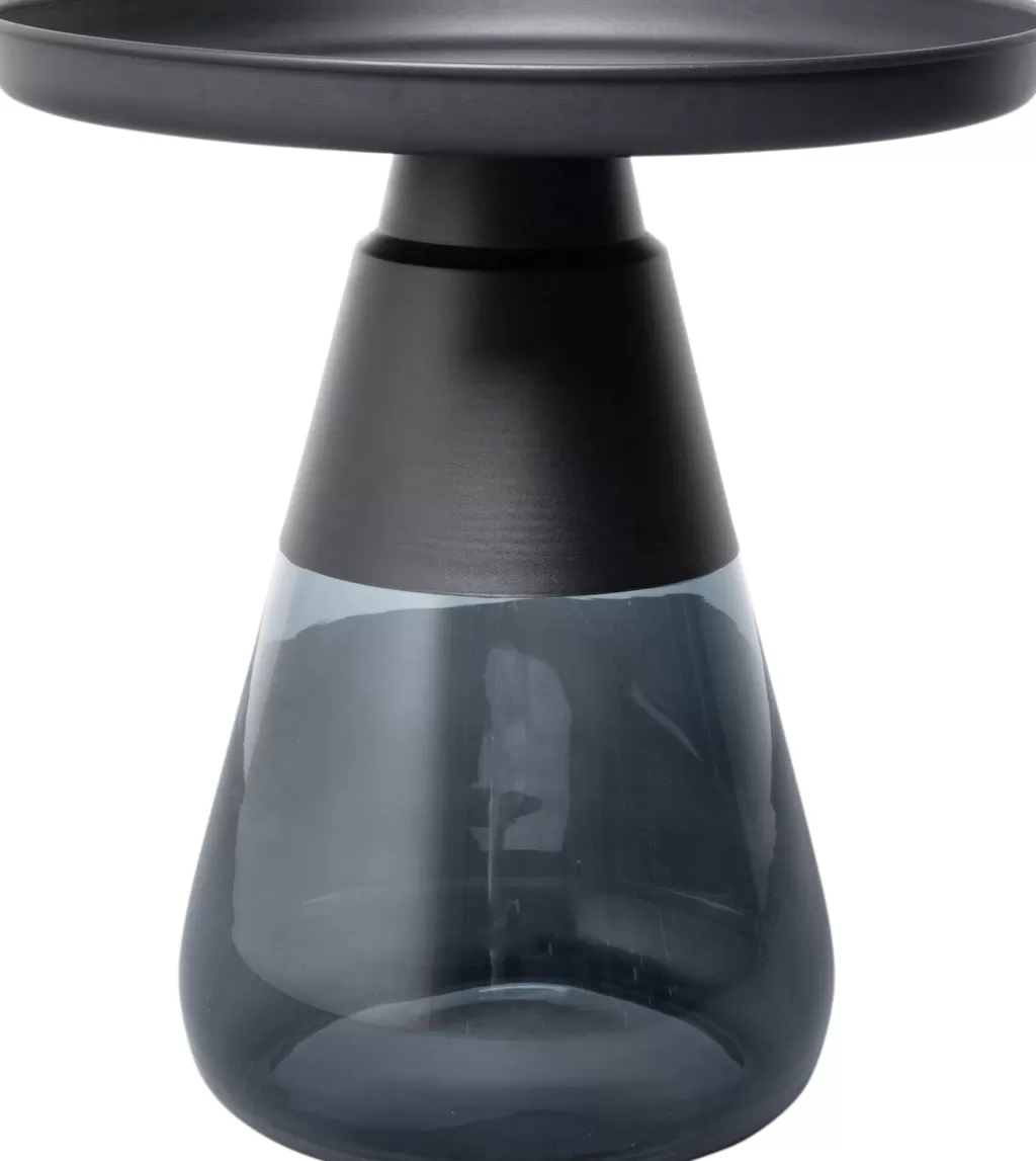 Sohvapöydät | Olohuone>KARE Design Bottiglia Smoke Sivupöytä, MustaØ50cm
