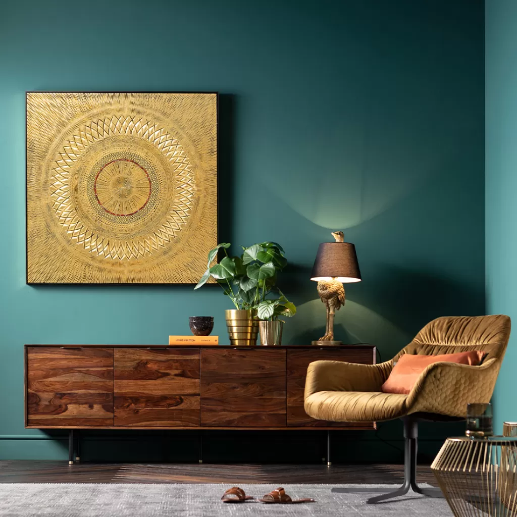Tuolit>KARE Design Bristol Kääntyvä Nojatuoli, Keltainen