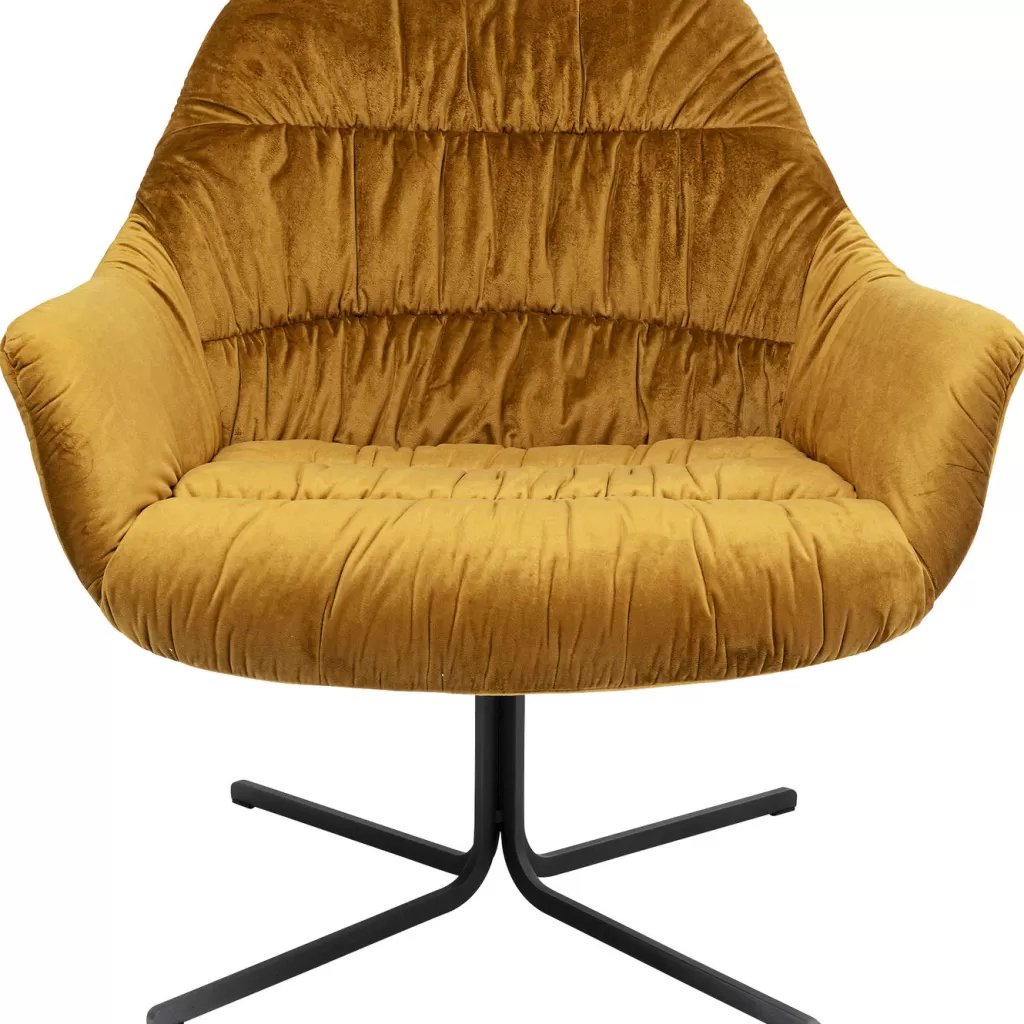 Tuolit>KARE Design Bristol Kääntyvä Nojatuoli, Keltainen