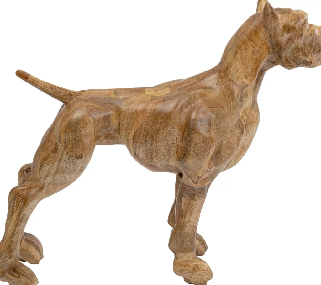 Jalalliset Koriste-Esineet>KARE Design Bulldog Wood Puinen Koriste-esine 70x78 Cm