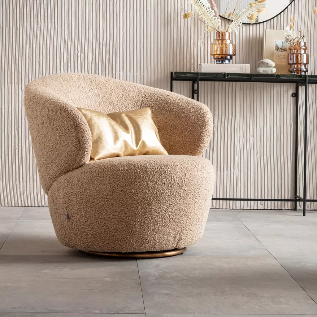 Olohuone | Nojatuolit>KARE Design Carella Pyörivä Nojatuoli