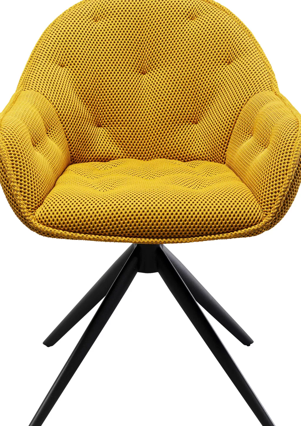 Tuolit>KARE Design Carlito Mesh Kääntyvä Tuoli Keltainen