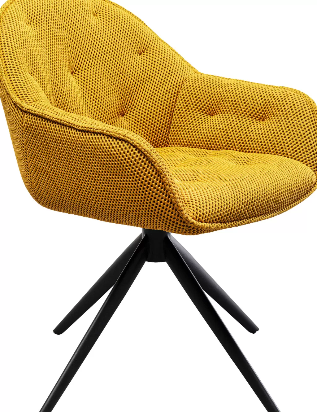 Tuolit>KARE Design Carlito Mesh Kääntyvä Tuoli Keltainen