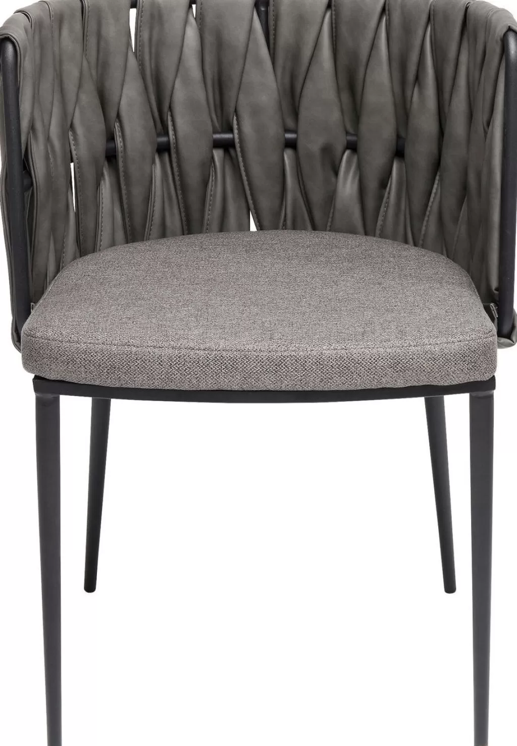 Tuolit>KARE Design Cheerio Tuoli Käsinojilla, Harmaa (sis. Tyynyn)