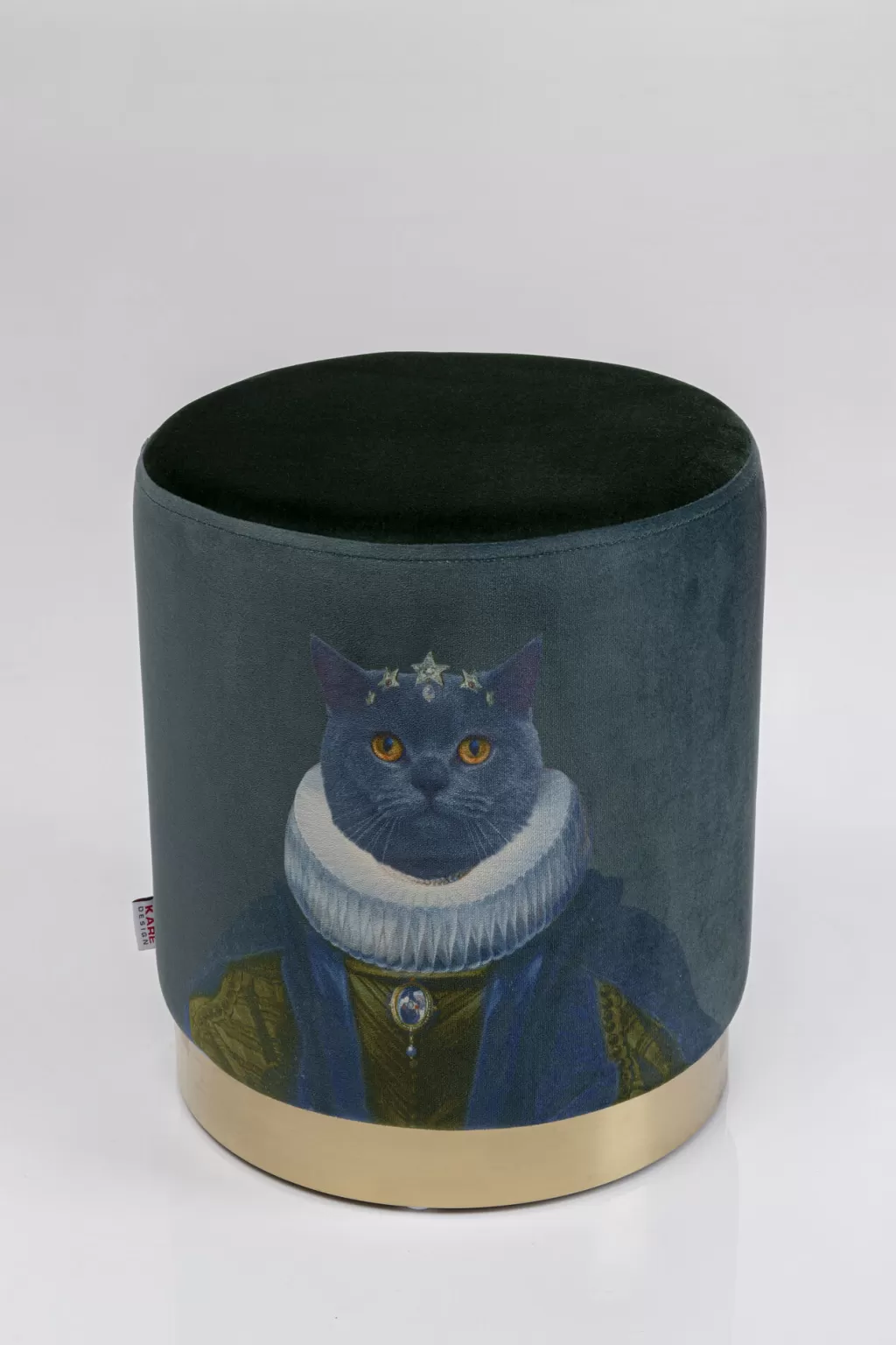 Rahit Ja Jakkarat>KARE Design Cherry Mr. Cat Rahi, Jakkara, Messinki Ø32cm