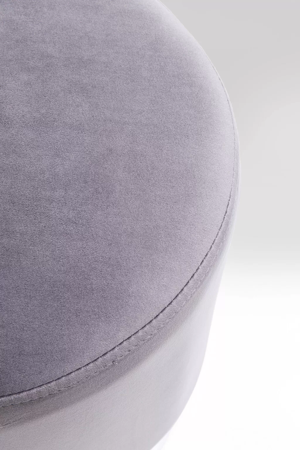 Rahit Ja Jakkarat>KARE Design Cherry Rahi, Jakkara, Vaaleanharmaa/hopea Ø35cm