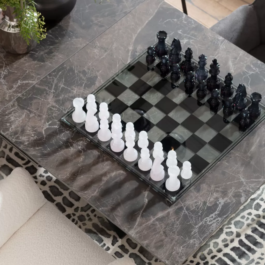 Jalalliset Koriste-Esineet>KARE Design Chess Transparent Koriste-esine, Läpinäkyvä 60x60cm
