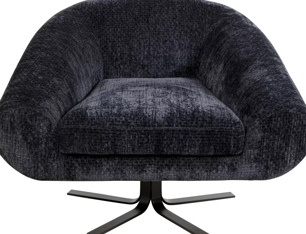 Nojatuolit>KARE Design Ciao Midnight Kääntyvä Nojatuoli
