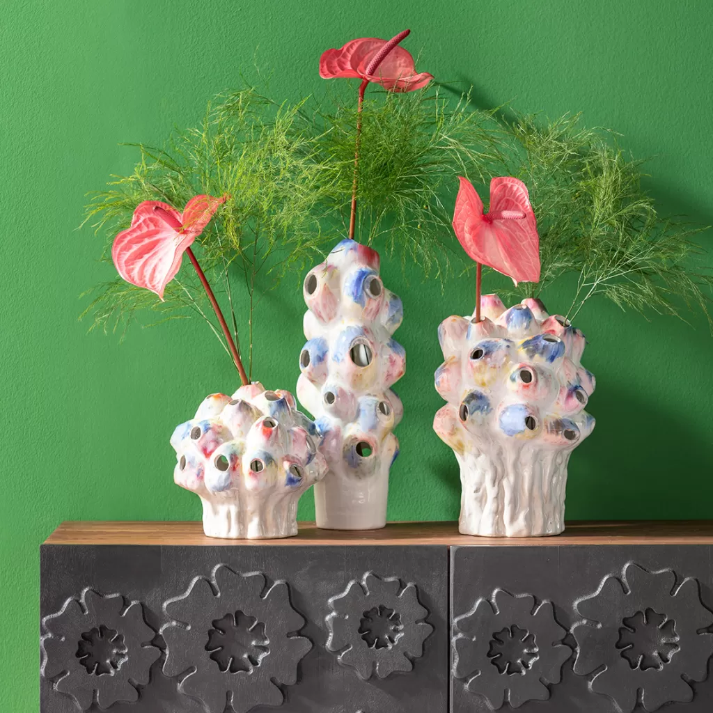 Maljakot | Olohuone>KARE Design Collina Colore Maljakko 39 Cm