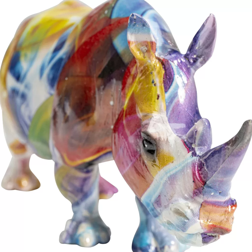 Koriste-Esineet>KARE Design Colored Rhino Sarvikuono Koriste-eisine 17cm