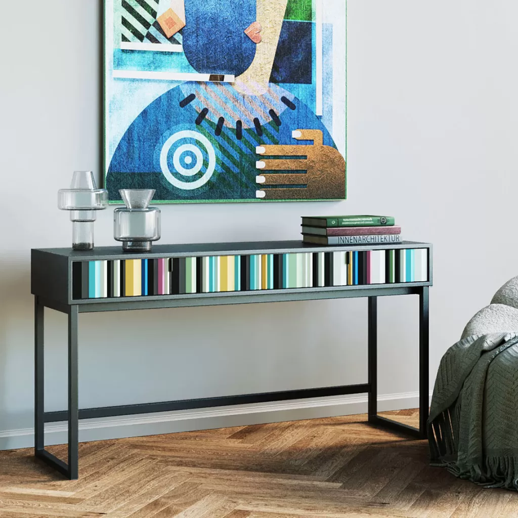 Konsolipöydät Ja Sivupöydät>KARE Design Concertina Colore Konsolipöytä - Monivärinen, 136x40cm