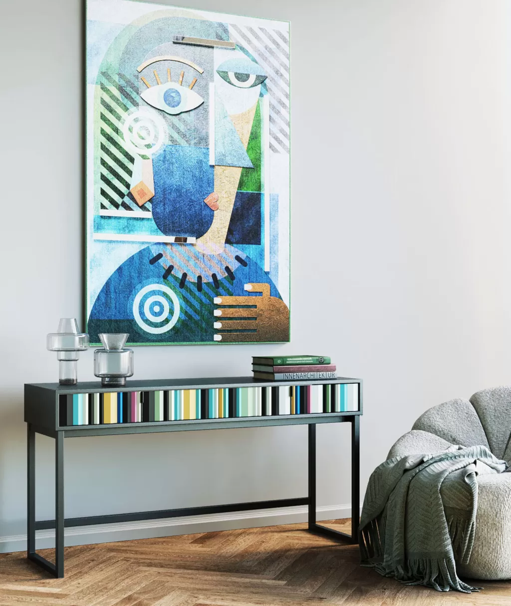 Konsolipöydät Ja Sivupöydät>KARE Design Concertina Colore Konsolipöytä - Monivärinen, 136x40cm