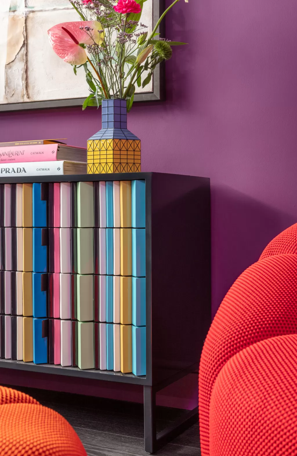 Senkit | Olohuone>KARE Design Concertina Senkki, Sivupöytä - Colore, Monivärinen 186x74cm
