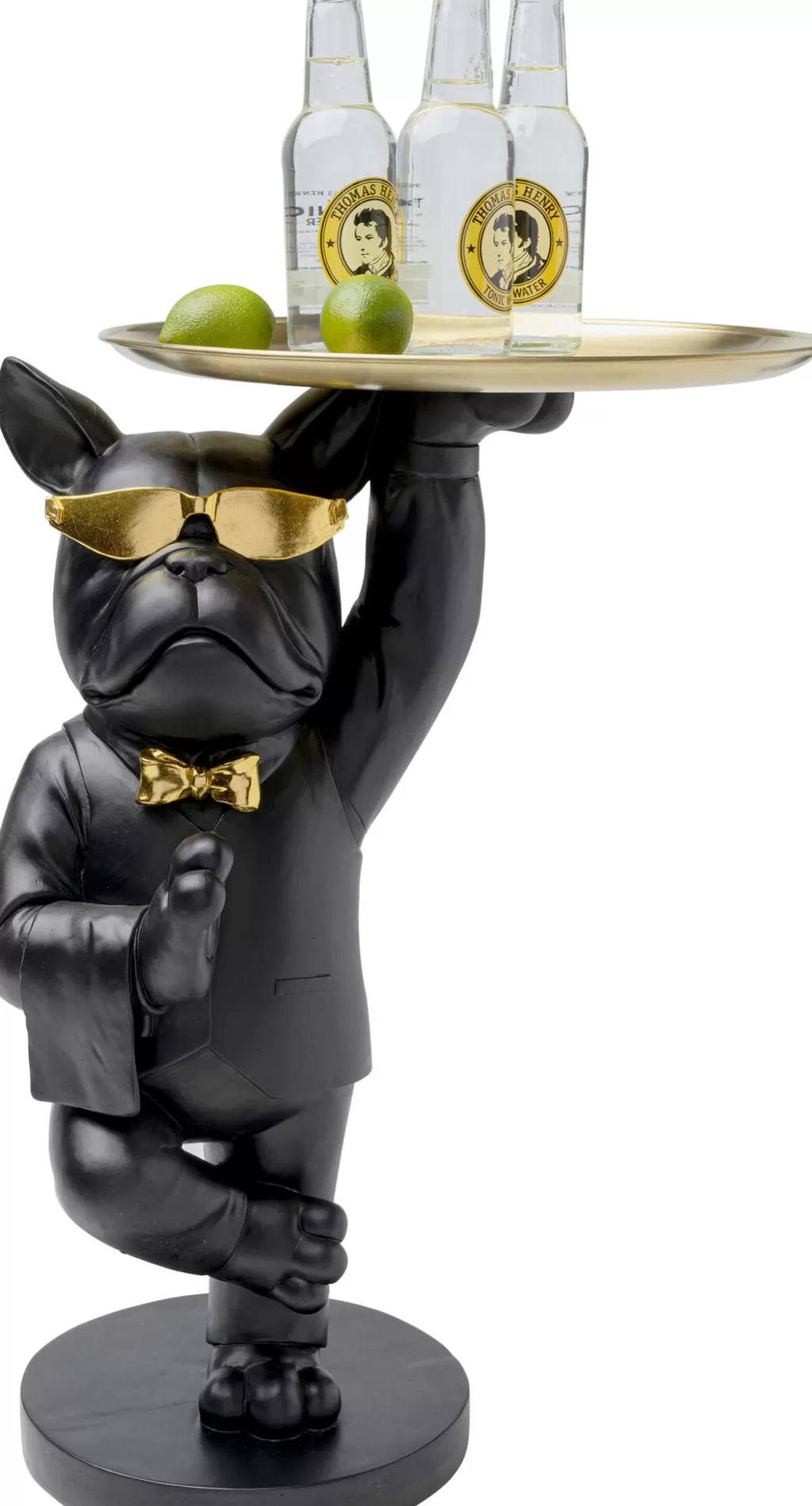 Sohvapöydät | Olohuone>KARE Design Cool Bulldog Sivupöytä, Tarjotin, Musta 34x55cm