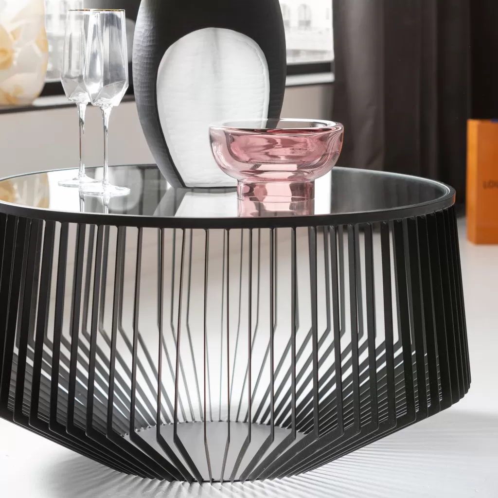 Sohvapöydät | Olohuone>KARE Design Corinne Sohvapöytä Musta Ø80cm