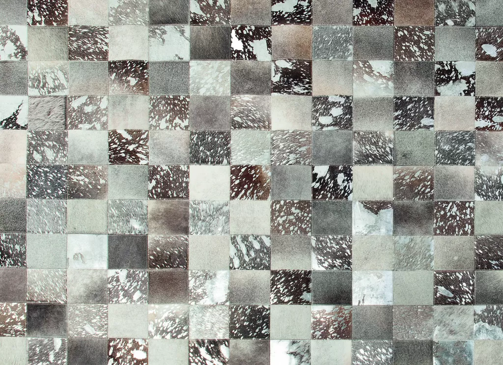Matot>KARE Design Cosmo Lehmännahka Matto Harmaa 120x180cm