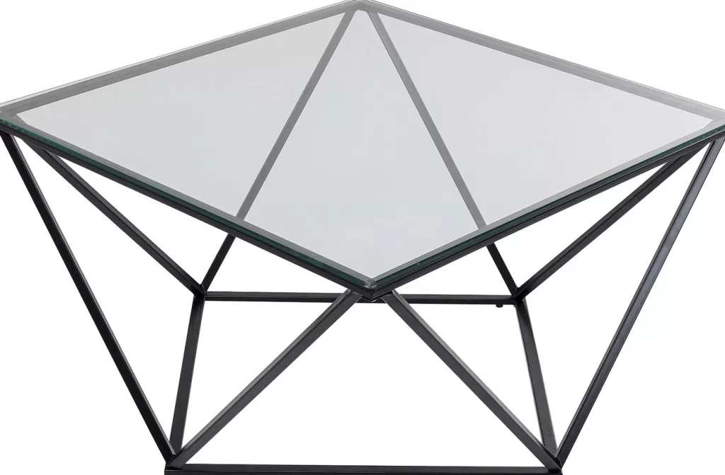 Sohvapöydät>KARE Design Cristallo Sohvapöytä, Musta 80x80cm