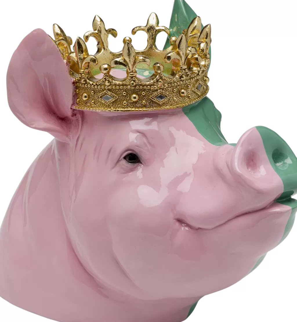 Koriste-Esineet>KARE Design Crowned Pig Kuninkaallinen Possu Koriste-esine 28cm