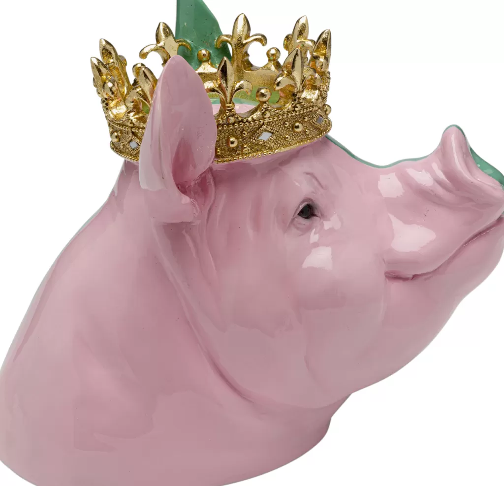Koriste-Esineet>KARE Design Crowned Pig Kuninkaallinen Possu Koriste-esine 28cm