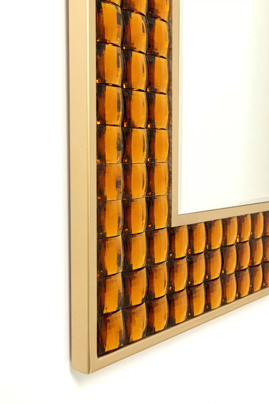 Peilit>KARE Design Crystals Seinäpeili, Messinki 80x100cm
