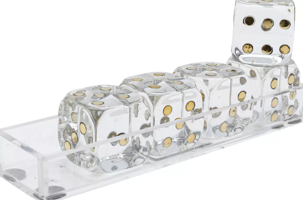 Koriste-Esineet>KARE Design Dice Transparent Koriste-esine 17x4cm
