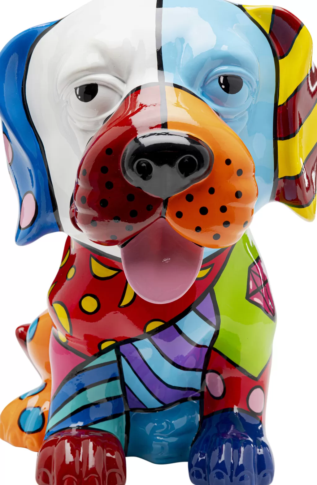 Koriste-Esineet>KARE Design Dog Patchwork Koira Koriste-esine Värikäs 35cm