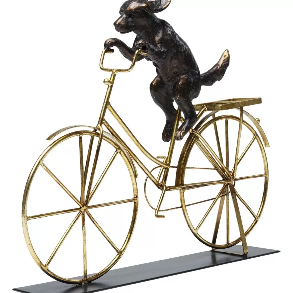 Koriste-Esineet>KARE Design Dog With Bicycle Pyöräilevä Koira Koriste-esine 44cm