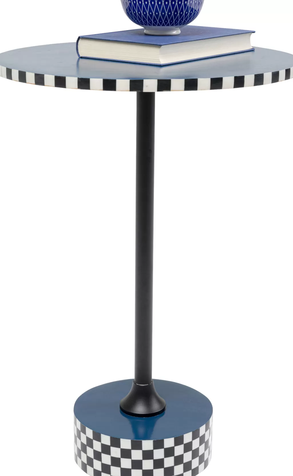 Sohvapöydät | Olohuone>KARE Design Domero Race Sivupöytä, Sininen Ø40cm