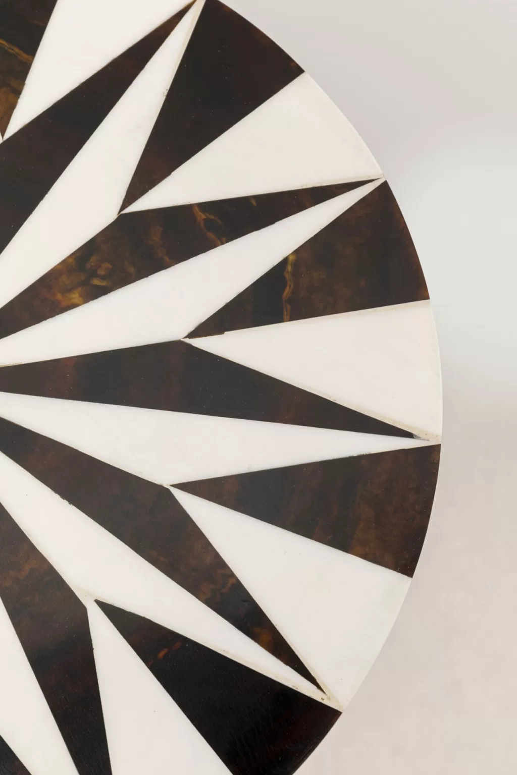 Sohvapöydät>KARE Design Domero Star Sivupöytä - Ruskea, Valkoinen Ø25cm