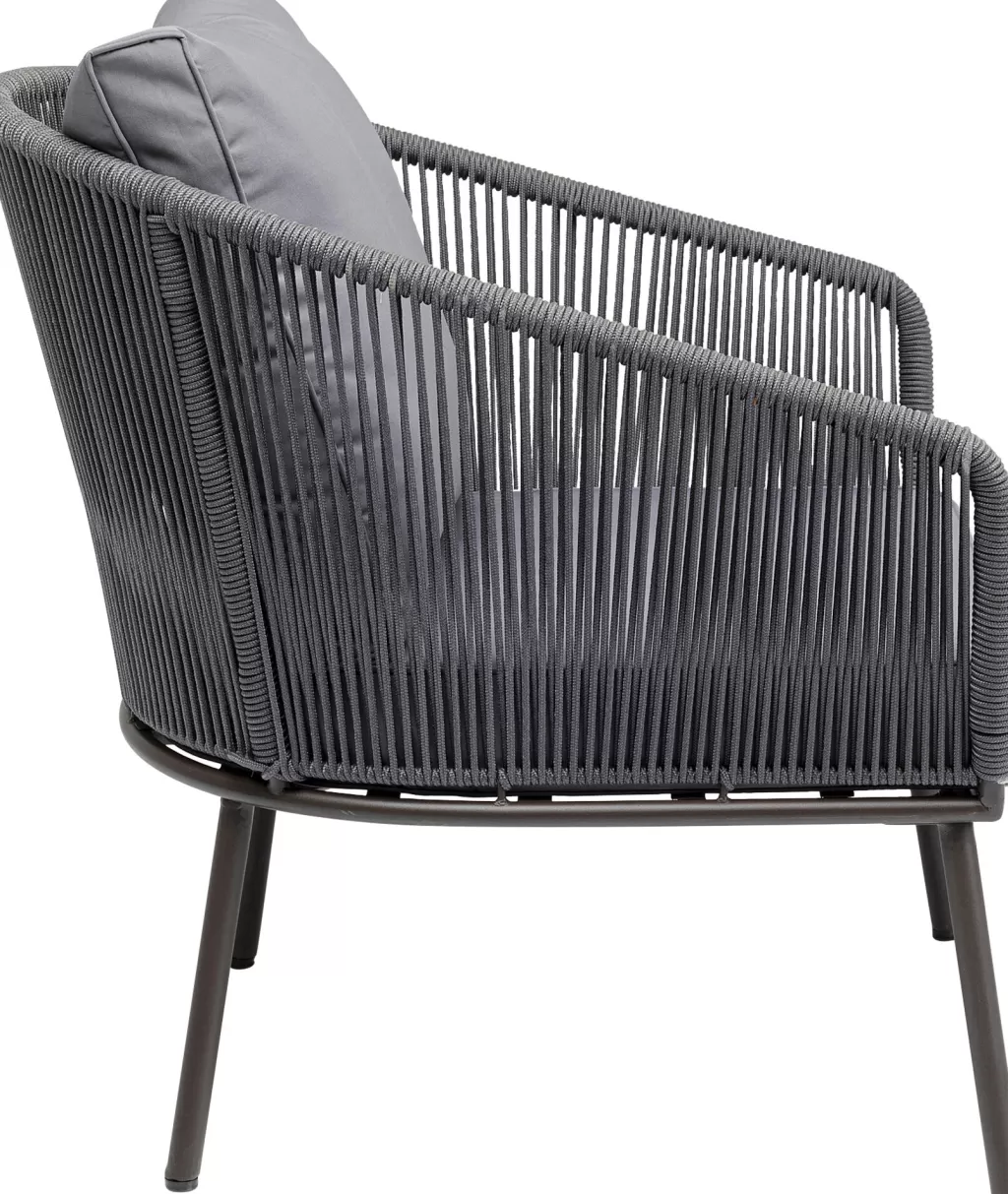 Olohuone | Nojatuolit>KARE Design Elba Nojatuoli, Harmaa, Ulkokaluste