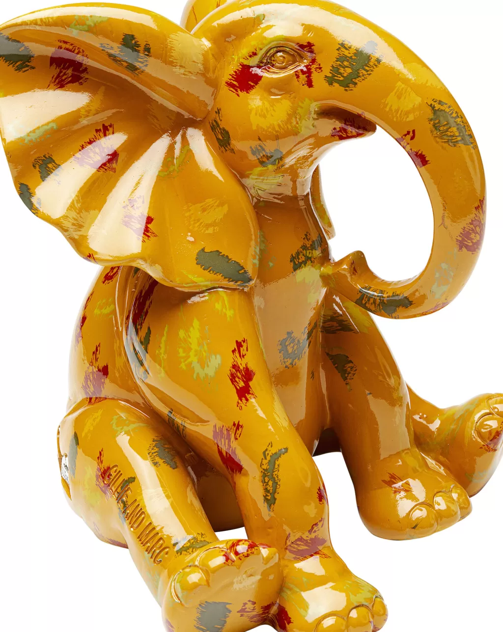 Koriste-Esineet>KARE Design Elephant Dots Elefantti Koriste-esine Keltainen 18cm