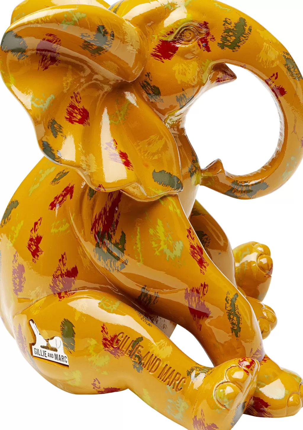 Koriste-Esineet>KARE Design Elephant Dots Elefantti Koriste-esine Keltainen 18cm