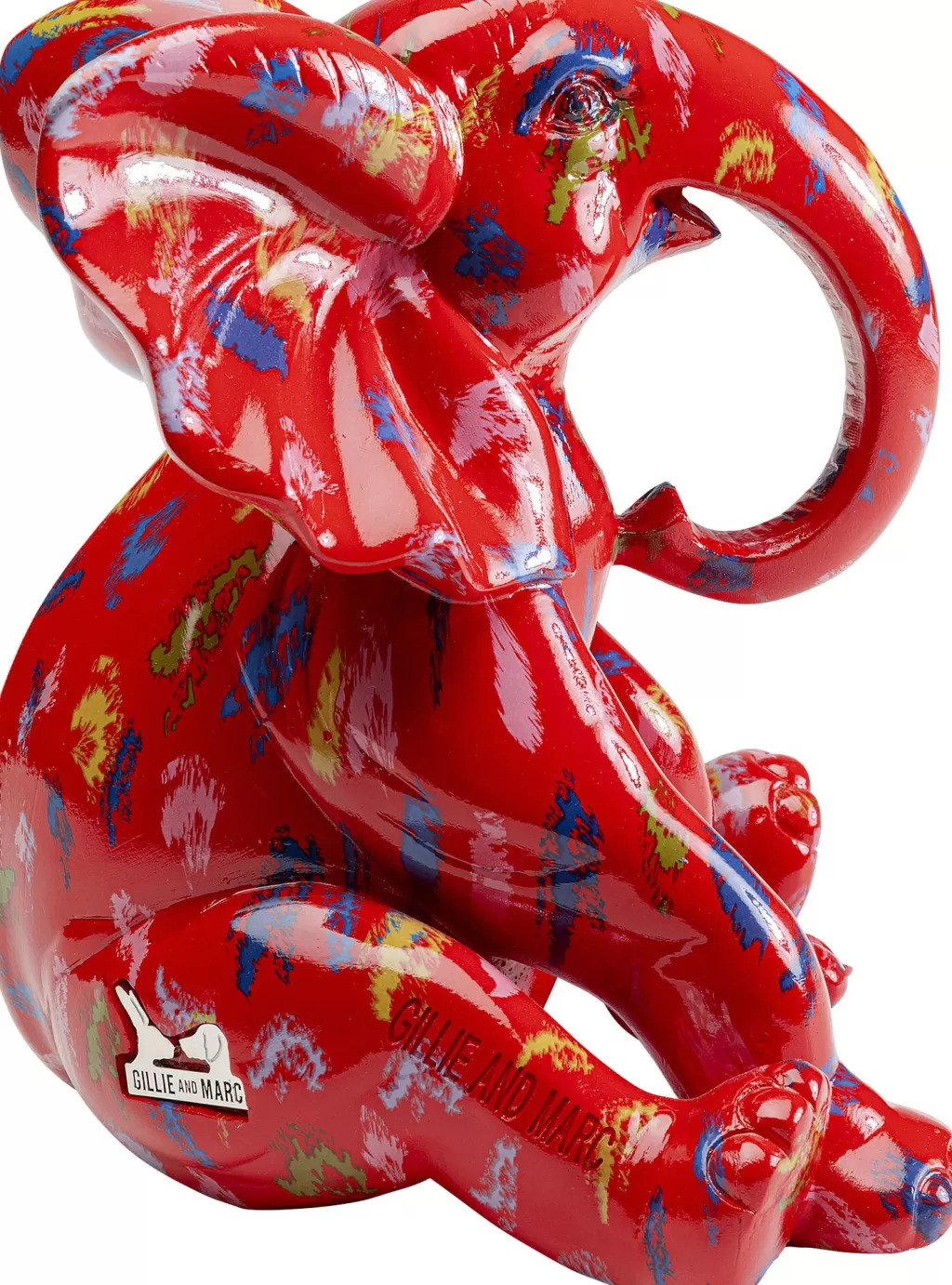 Koriste-Esineet>KARE Design Elephant Dots Elefantti Koriste-esine Punainen 18cm