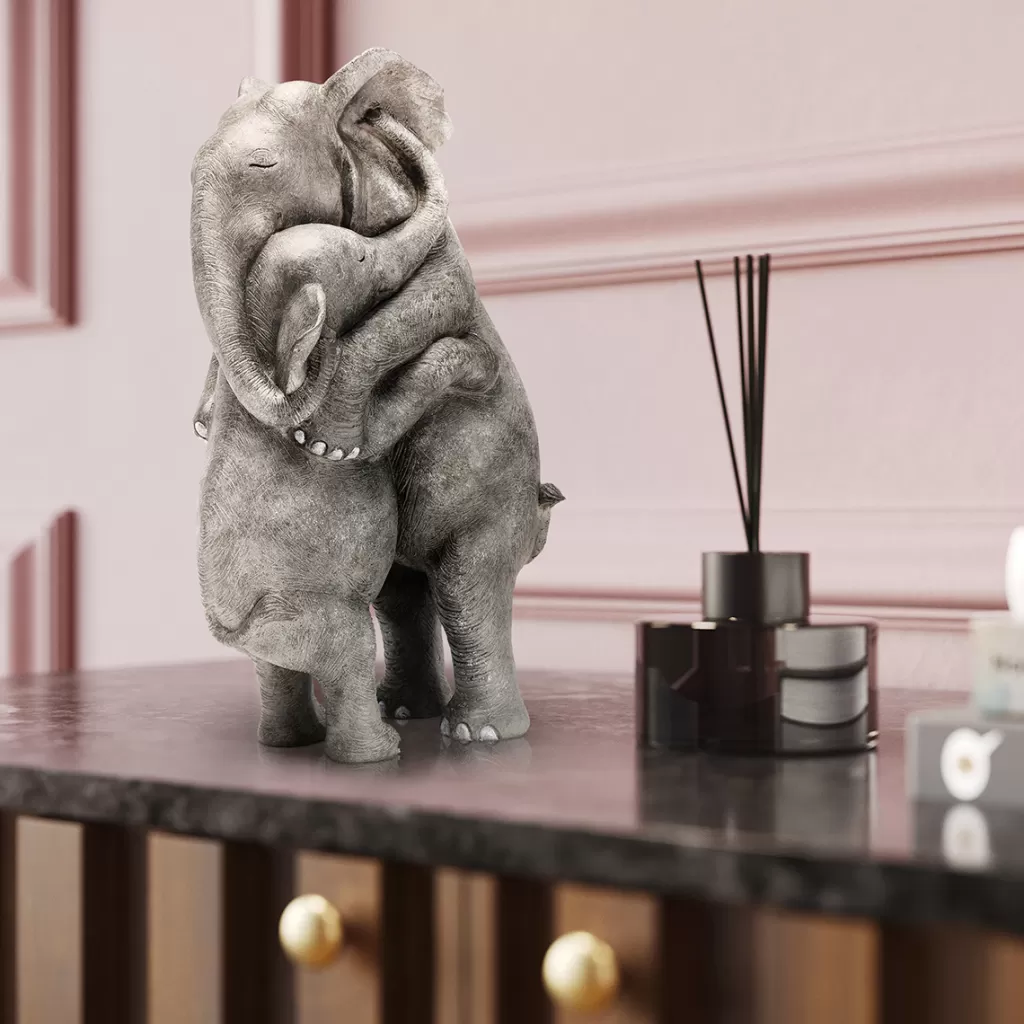 Koriste-Esineet>KARE Design Elephant Hug Elefantit Koriste-esine