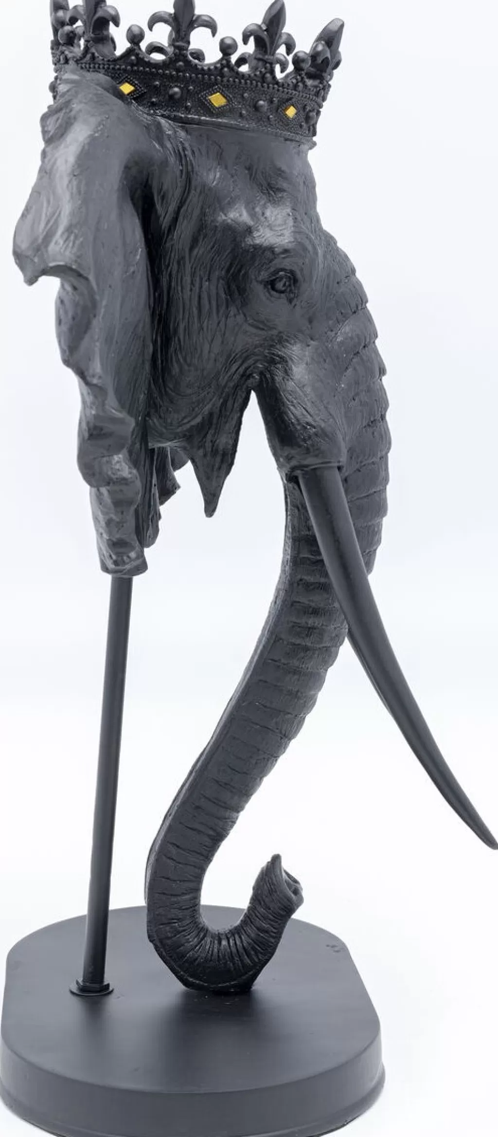Koriste-Esineet>KARE Design Elephant Royal Elefantti Koriste-esine Musta 57cm